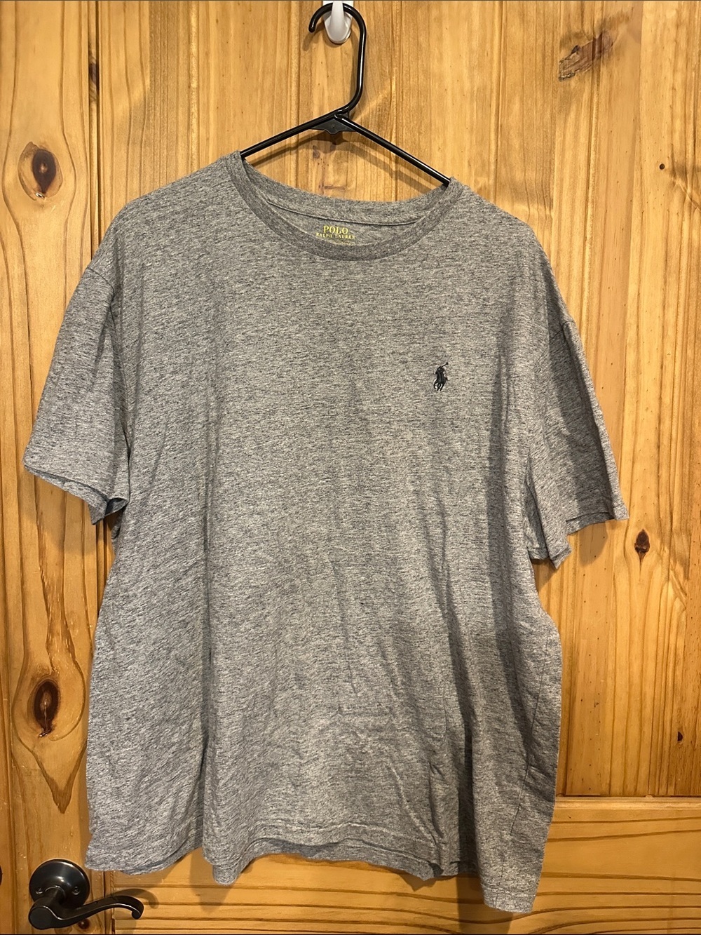 Polo by Ralph Lauren Heather Gray Short Sleeve Crewneck Tee with Pony